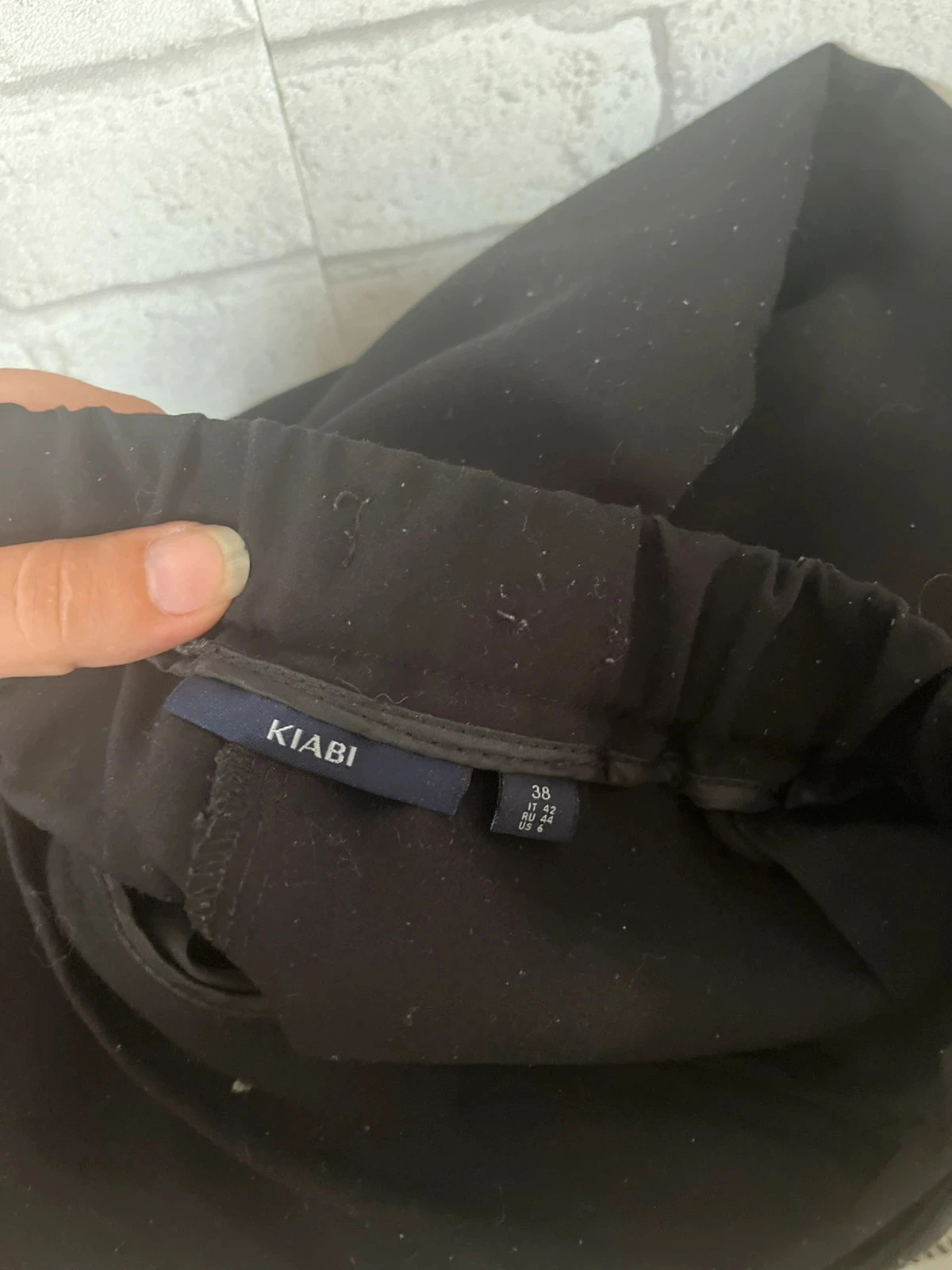Calça preta reta – Tamanho 38 – KIABI – photo 3